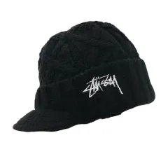 オールド STUSSY ケーブル ニット ブリム ビーニー