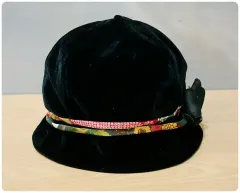 ヴィンテージ ベロア バケットハット (57.5cm)