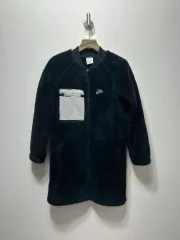 ナイキ ブラック シェルパ フリース ジャケット 8/10歳
