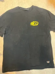 ディッキーズ ブラック 半袖 Tシャツ プリンティング