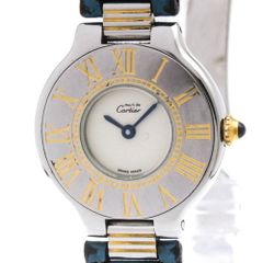 Cartier マスト21 ローマン コンビ 腕時計 不動 - メルカリ