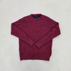 S トミーヒルフィガー ケーブル ウール ニット 0129J2