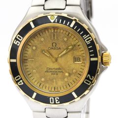 ラージ オメガ OMEGA シーマスター200 YGベゼル クォーツ ゴールド