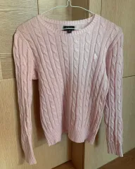 ポロラルフローレン ケーブルニット ピンク