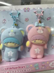 リトルツインスターズ フロッキーマスコットキーホルダーセット