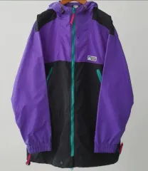 カラーブロック ヴィンテージ ウィンドブレーカー