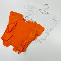 6t 110-120 ザラ キッズ クロップド リブ Tシャツ