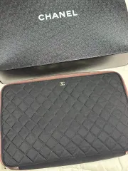 GD CHANEL ブラック キルティング ポーチ