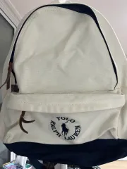 ポロラルフローレン アイボリー バックパック