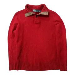 (即納) ポロ ラルフローレン バンドカラー ニット