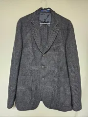 ポロチェックウールブレーザー