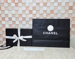 デパート正規品 CHANEL ボックス＋お買い物バッグ＋カメリア＋リボン＋ブックレット＋クッションペーパー フルセット CHANEL