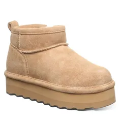 ベアパウ レディース シューズ ブーツ・レインブーツ スエード Bearpaw Retro Shorty Girls Suede Winter Boots Iced Coffee コーヒー