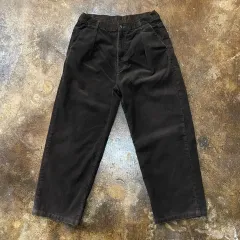 (2) アンセルム ダメージ コーデュロイ ワイド パンツ