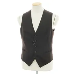 【中古】タリアトーレ TAGLIATORE BRIAN/F ウールポリウレタン カジュアル系ジレ ベスト ブラウン【サイズ44】【メンズ】のサムネイル