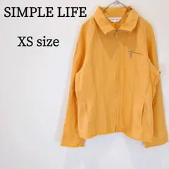 SIMPLE LIFE シンプルライフ レディース ジャケット ブルゾン アウター ジップアップ フロントジップ 長袖 無地  XSのサムネイル