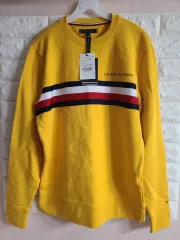 トミーヒルフィガー スウェット 黄色 L