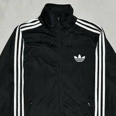 S アディダス ファイヤーバード ブラック トラックジャージ