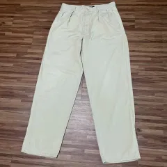 90s アメリカ製 ポロ ラルフローレン ツータック アイボリー ベージュ チノ パンツ 32