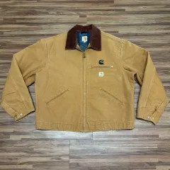 アメリカ製 Carhartt カーハート brn ブラウン j001 デトロイト ウォーク ジャケット xl