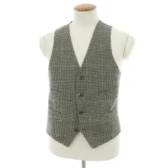 【中古】ボリオリ BOGLIOLI ウールナイロンカシミヤ カジュアル系ジレ ベスト アイボリーxブラック【サイズ46】【メンズ】のサムネイル