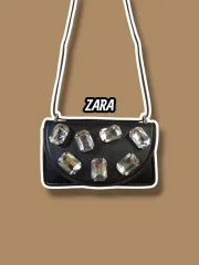 ザラ ラインストーン クロスバック /0310