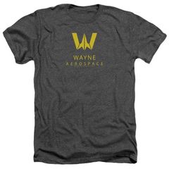 애니메이션 캐릭터 맨즈 탑스 T셔츠 Licensed Character Justice League Movie Wayne Aerospace Adult Heather Tshirt Charcoal 차콜