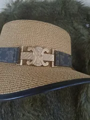 トリオンフ バケットハット ラフィア ハット