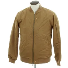 【中古】【未使用】ナノユニバース nano universe テックフライメルトン 中綿入り MA-1 ブルゾン オーカー【サイズL】【メンズ】