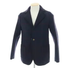 【中古】マッキントッシュ Mackintosh ウール チェック 3B カジュアルジャケット ネイビーxレッド【サイズ36】【メンズ】のサムネイル