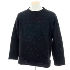 【中古】エストネーション ESTNATION ウールナイロンレーヨン プルオーバーニット ブラック【サイズM】【メンズ】のサムネイル