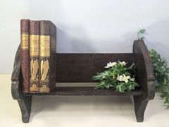 イギリス アンティーク ブックスタンド 本立て 古木 インテリア雑貨