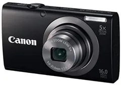【中古】Canon デジタルカメラ PowerShot A2300 ブラック 光学5倍ズーム 約1600万画素 PSA2300(BK)のサムネイル
