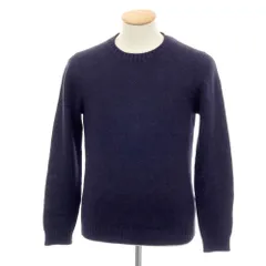 Cruciani クルチアーニ 濃紺ウールクルーネック 44 中古】クルチアーニ CRUCIANI ウール クルーネック プルオーバーニット
