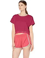 Under Armour レディース 超軽量フリース クロップトップ XX-Large ピンク