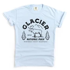 Simply Sage Market レディース トップス Tシャツ ヴィンテージ Simply Sage Market Vintage Glacier National Park Garment Dのサムネイル