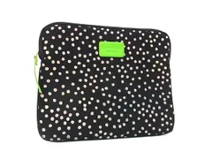 ■美品■ kate spade ケイトスペード ネオプレン 水玉 ポーチ マルチケース 小物入れ ブラック系×ピンク系×グリーン系 DI6295