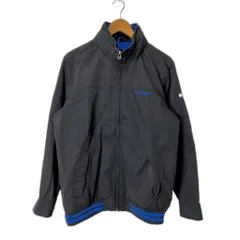 トミーヒルフィガー TOMMY HILFIGER ナイロンジャケット ジップアップ スタンドカラー L ブラック