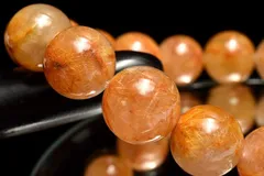 【１点物】希少◇星状結晶 フラワールチルクォーツ　12.5mm　ブレスレット パワーストーン 天然石 _MC7215