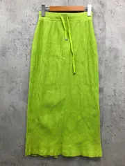 CIAOPANIC TYPY チャオパニックティピー ビタミンカラー スリット リブ タイトニット ロング スカート sizeS/グリーン ■■ レディース