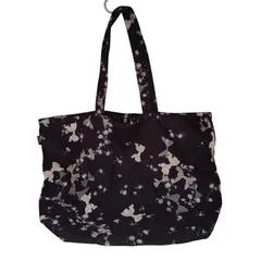 X03243 トートバック PINK HOUSE A2172NAL001 レディース ファッション ブラック 花&リボン柄