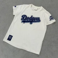MLB ドジャーズ 半袖 Tシャツ 白 s