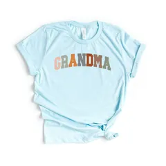 Simply Sage Market レディース トップス Tシャツ Simply Sage Market Grandma Colorful Short Sleeve Tee Ice Blue ブルーのサムネイル