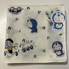 新品　ドラえもん　ハンカチ　白　50周年 ギフト