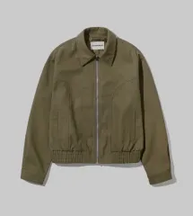 INTEMPOMOOD ウェスタン ツイル コットン ジャケット ライトカーキ m