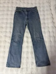 32 80年代 ヴィンテージ リーバイス オレンジタブ 517 ライトブルー