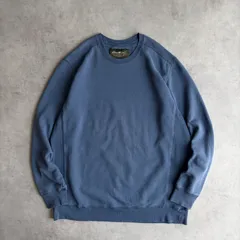 10s/Eddie Bauer/エディーバウアー/無地スウェット/サイドリブ/プレーン/ブランク/ソリッド/ノームコア/くすみブルー/jmapleのサムネイル