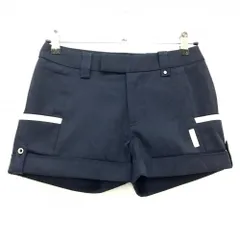 アディダス ショートパンツ ネイビー×白 ポーチ着脱可  レディース S ゴルフウェア adidas