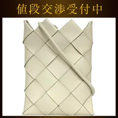 ボッテガヴェネタ ミニ ショルダーバッグ ホワイト イントレチャート