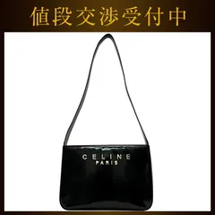 セリーヌ ショルダーバッグ ブラック 美品 レザー 中古 F 97/2